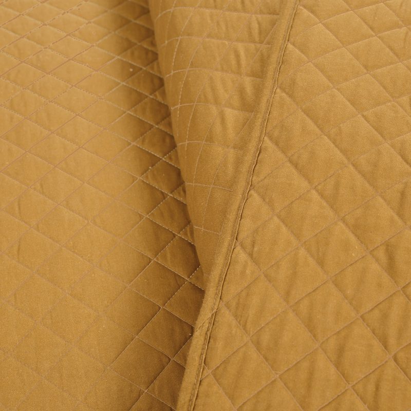 16T005432 AVA DIAMOND OVERSIZED COTTON 3 PC MUSTARD QUILT FULL QUEEN 848742097236 ALT 4 db7a350f ac27 4be3 a8f4 82b580f8baf9