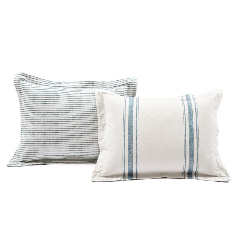 16T005986 FARMHOUSE STRIPE 3 PC BLUE DUVET FULL QUEEN 194938002578 ALT 7 83a710a3 e457 41da 8bbd bae8ed7f8583