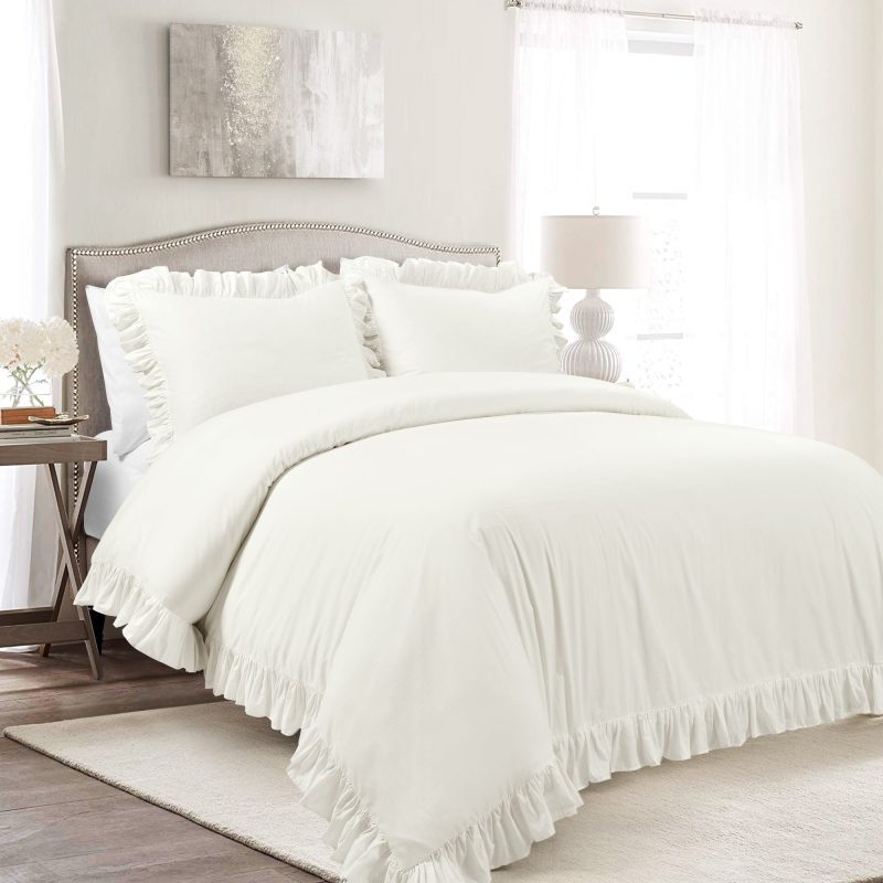 16T006024 REYNA COTTON 3 PC WHITE DUVET FULL QUEEN 194938002943 f7d4d3bf 0ad1 42a7 83e0 adb865099ee2