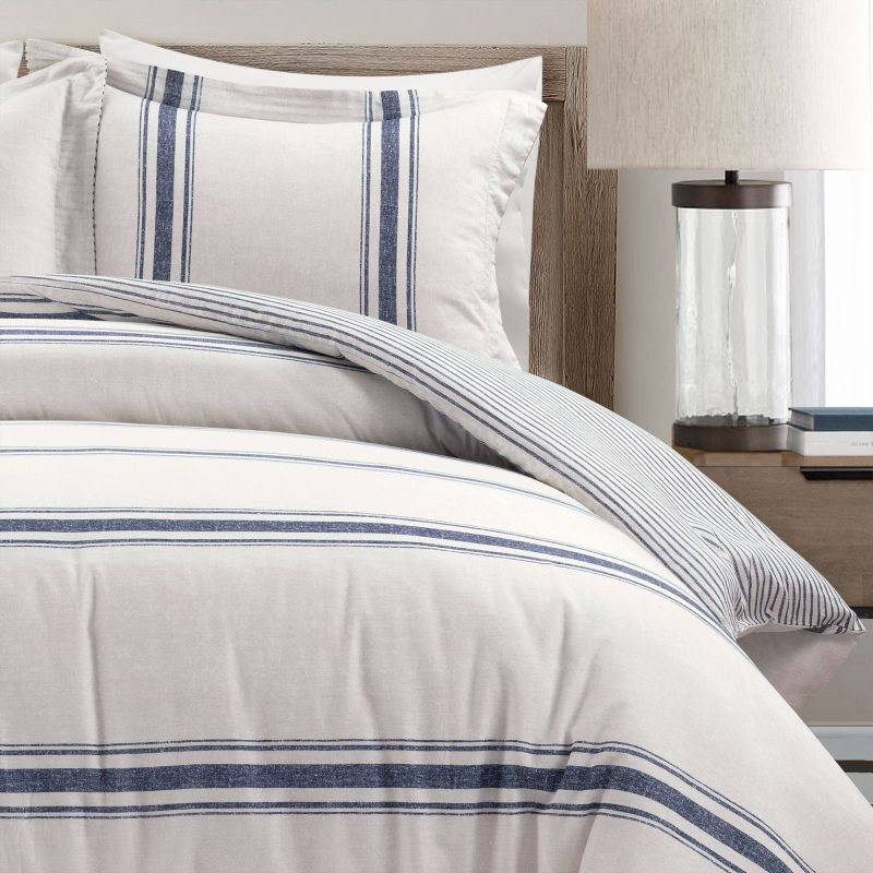 21T011001 FARMHOUSE STRIPE 3 PC NAVY DUVET FULL QUEEN 194938037419 ALT 2 1df09e2d 1079 43dd b998 1f0f9b0f5886