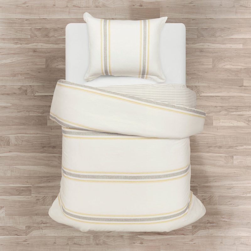 21T011763 FARMHOUSE STRIPE 2 PC YELLOW GRAY DUVET COVER TWIN XL 194938043274 ALT 1 f86b403e a96e 4b32 8871 4fccd30c215c