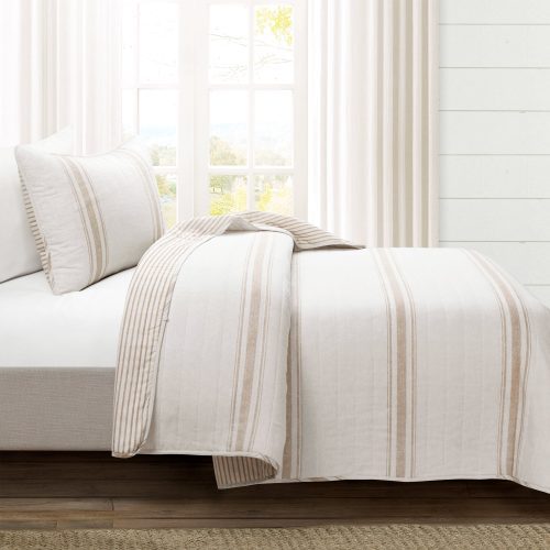 21T011907 FARMHOUSE STRIPE 2 PC NEUTRAL QUILT TWIN XL 194938044691 ALT 1 3c7b4c83 d1f2 4b27 83ce daf4d229cfe2