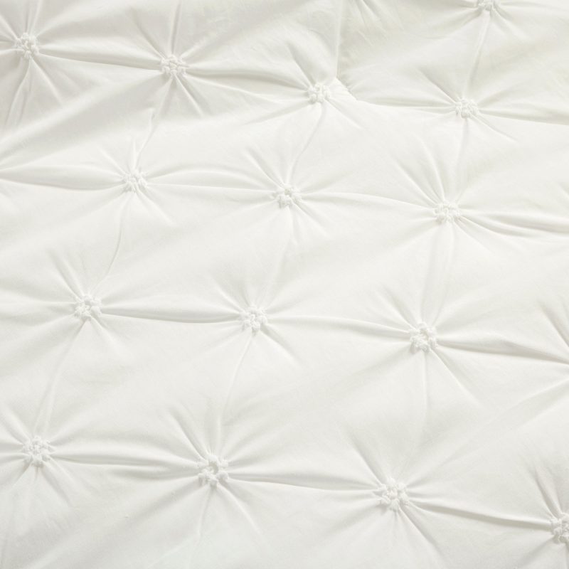 21T014321 RAVELLO PINTUCK 3 PC WHITE COMFORTER FULL QUEEN 194938062848 ALT 2 96a5641d 8dc9 425a 852a b752289ea7de