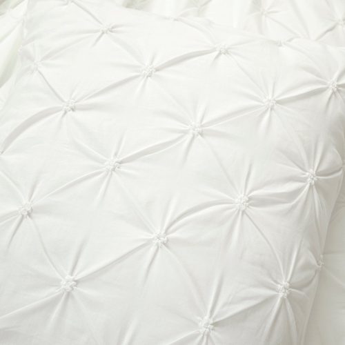 21T014321 RAVELLO PINTUCK 3 PC WHITE COMFORTER FULL QUEEN 194938062848 ALT 4 38d750ee 3732 493f 9104 5501b118b737