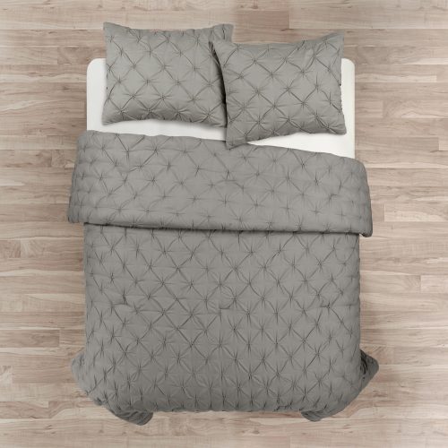 21T014324 RAVELLO PINTUCK 3 PC GRAY COMFORTER KING CAL KING 194938062879 ALT 1 84506c49 bc7d 4456 a0a4 31a798f7f0aa