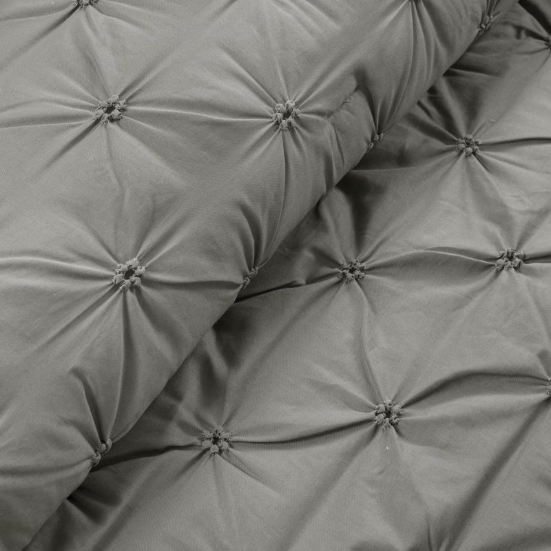 21T014324 RAVELLO PINTUCK 3 PC GRAY COMFORTER KING CAL KING 194938062879 ALT 3 f9f8aa31 4e2e 4d43 9d6a 51b58b9265cd