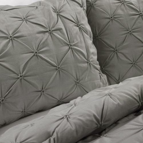 21T014324 RAVELLO PINTUCK 3 PC GRAY COMFORTER KING CAL KING 194938062879 ALT 4 fabba3bf 5e9a 4435 a7d4 f31378214d0d