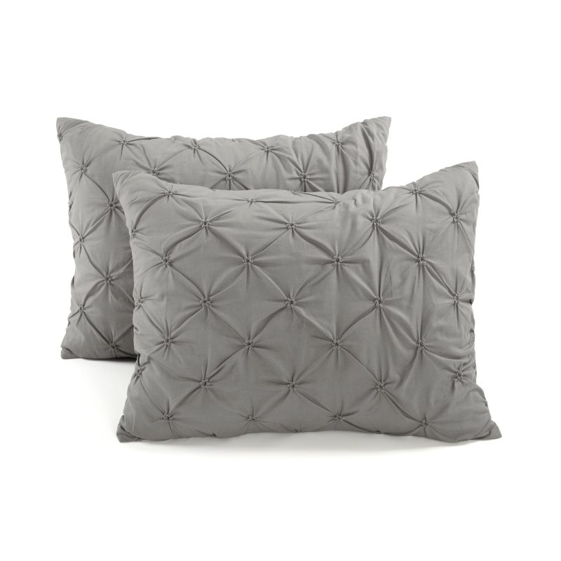 21T014324 RAVELLO PINTUCK 3 PC GRAY COMFORTER KING CAL KING 194938062879 ALT 7 258649a3 99fe 46cf a242 fa44af687064