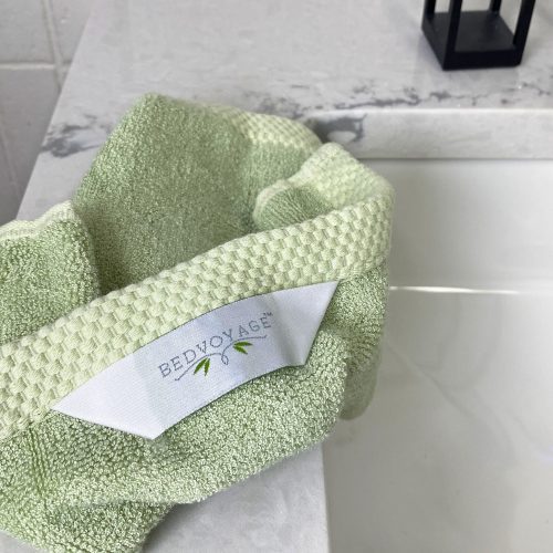 Bamboo 3pc Towel Set Sage 4