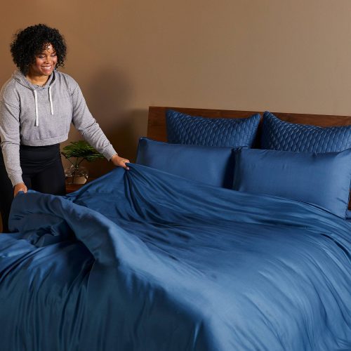 Bamboo Duvet Cover Indigo 5