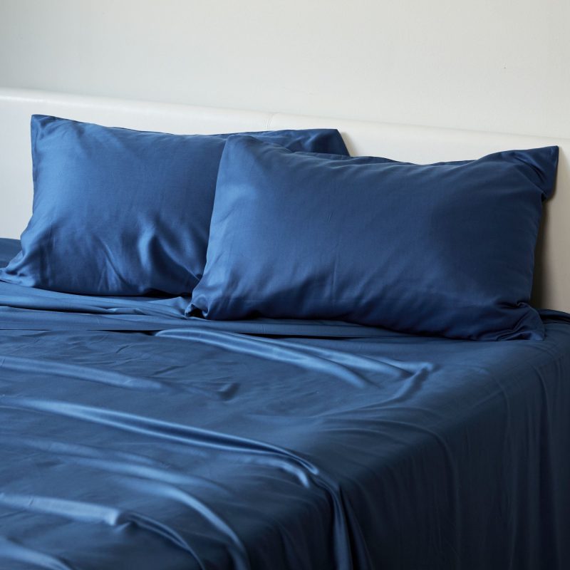 Bamboo Pillowcase Indigo 1