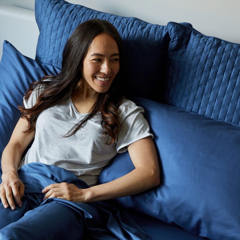 Bamboo Pillowcase Indigo 2