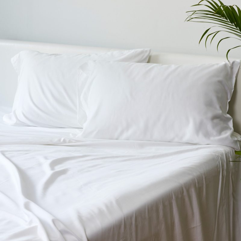 Bamboo Pillowcase White 1