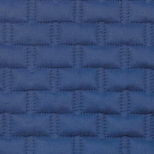 Bamboo Quilted Euro Sham Indigo Swatch