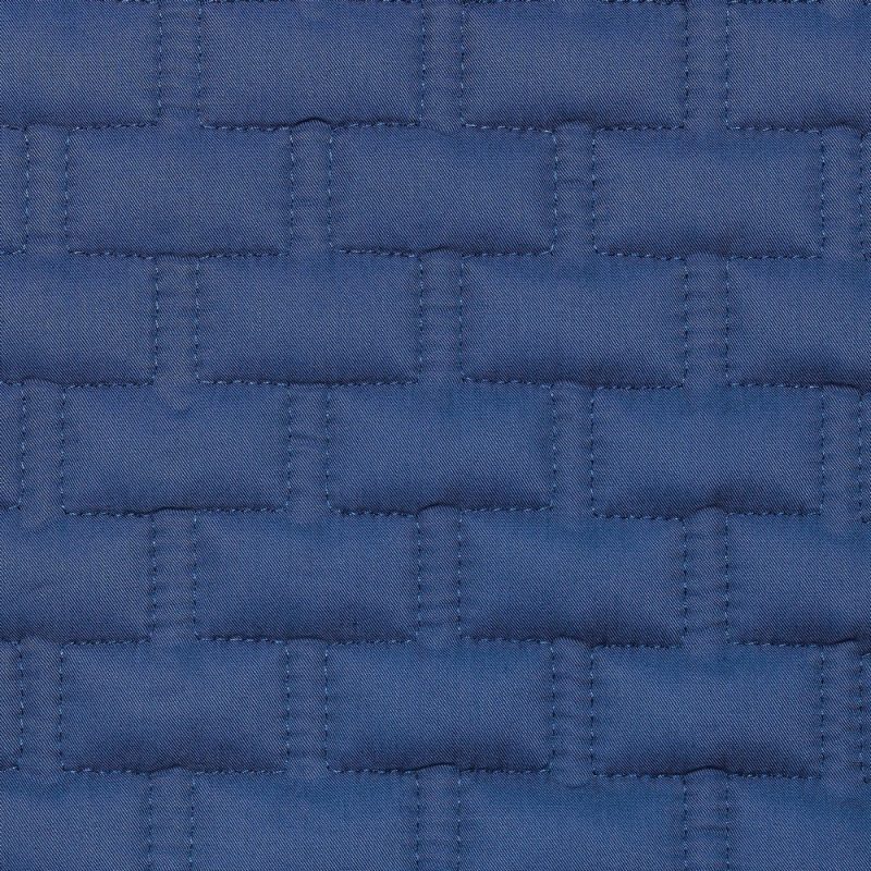 Bamboo Quilted Euro Sham Indigo Swatch