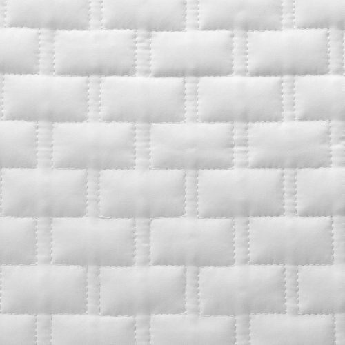 Bamboo Quilted Shamlet White Swatch