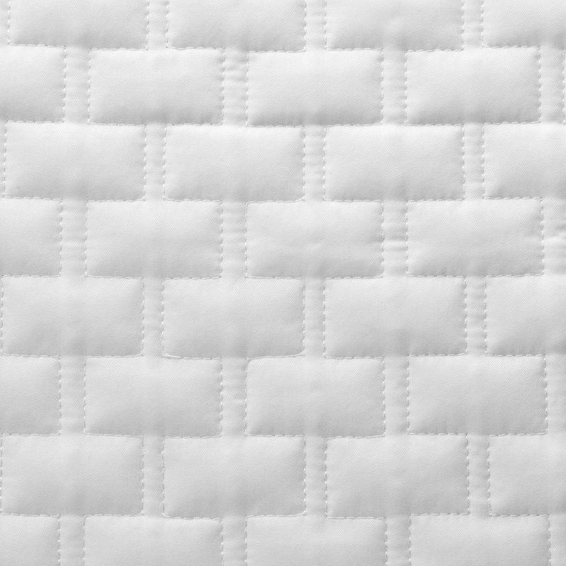 Bamboo Quilted Shamlet White Swatch