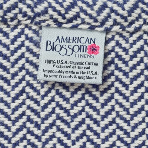 Blanket Herringbone Blue Label