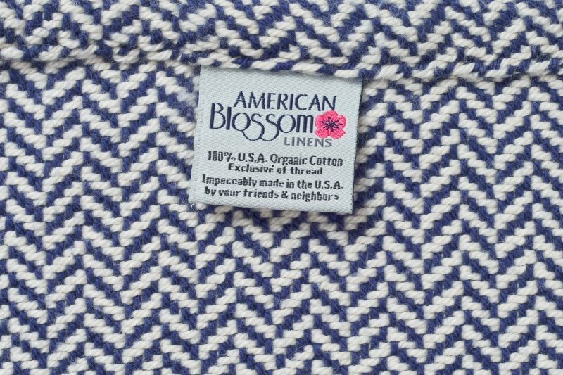 Blanket Herringbone Blue Label