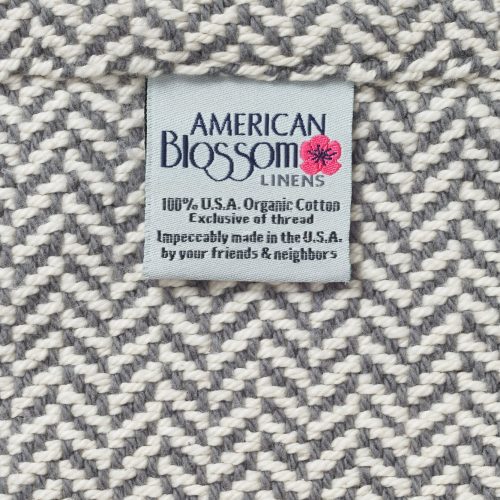 Blanket Herringbone Grey Label