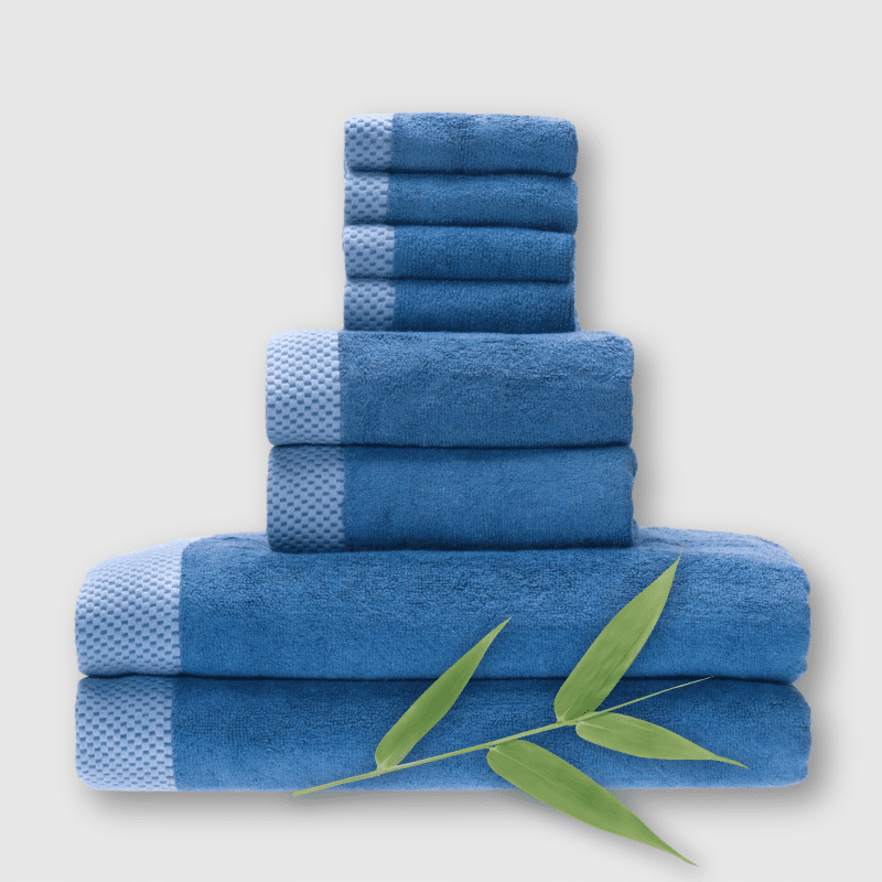 BlueBamboo8pcTowelSet