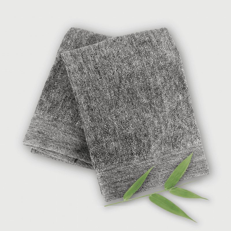 Charcoalmelangebamboohandtowels