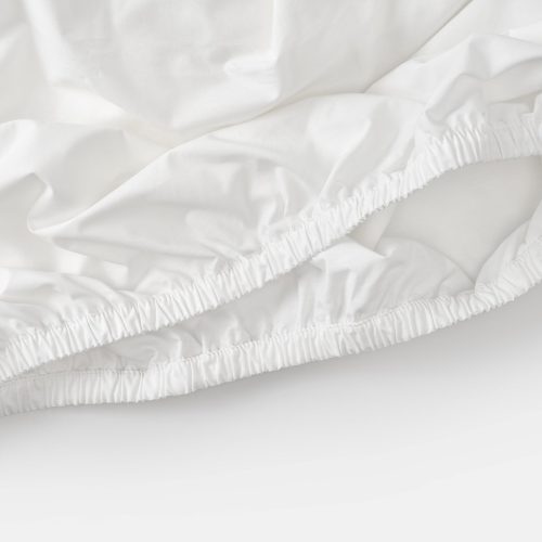 FittedSheet White Elastic 2 1