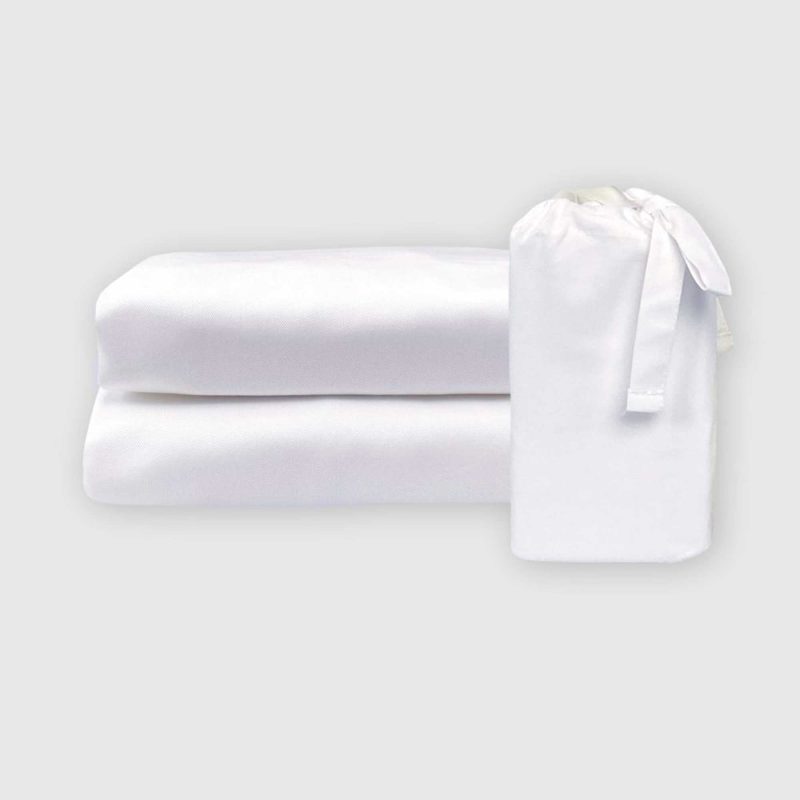 Melange Pillowcase Set Snow 1