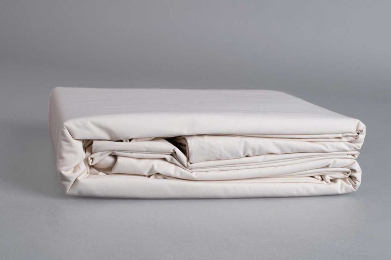 Organic percale duvet cover ivory 002 1