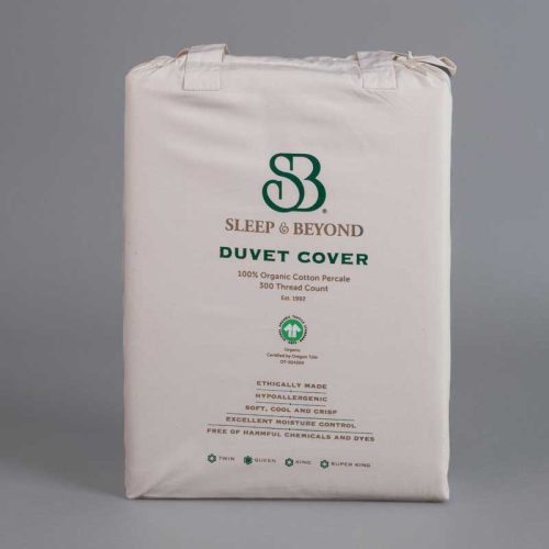 Organic percale duvet cover ivory 003 1