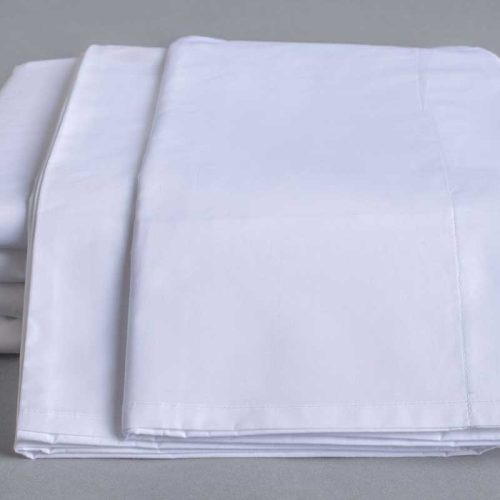 Organic percale duvet cover white 001 1