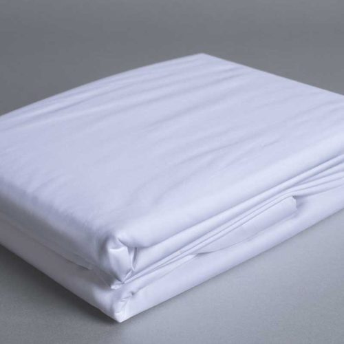 Organic percale duvet cover white 002 1