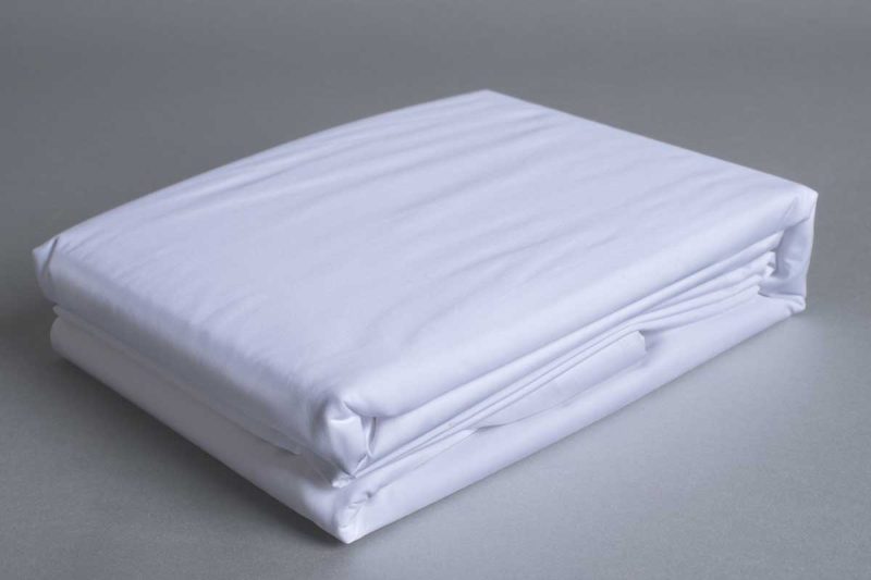 Organic percale duvet cover white 002 1