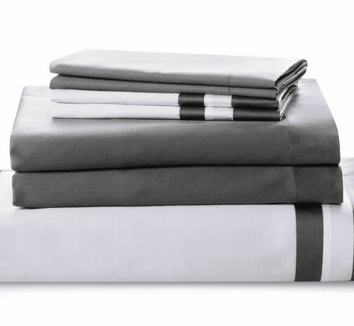 Downright Villanova European 300 TC Sateen Sheet Set - Natural Linens