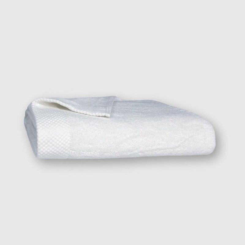 White single piece towel