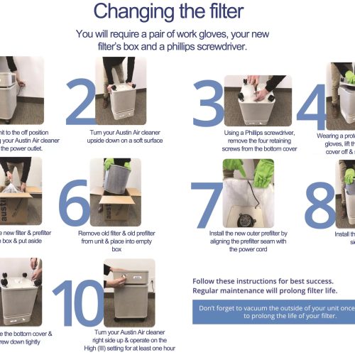 filter change instuction2s