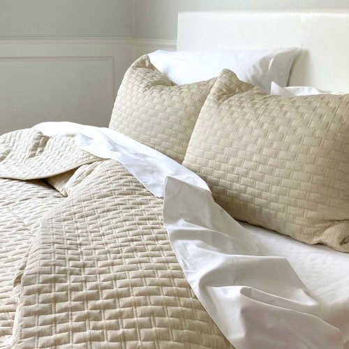 melange sand coverlet side web