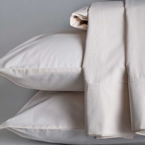 organic percale sheets ivory 001 1