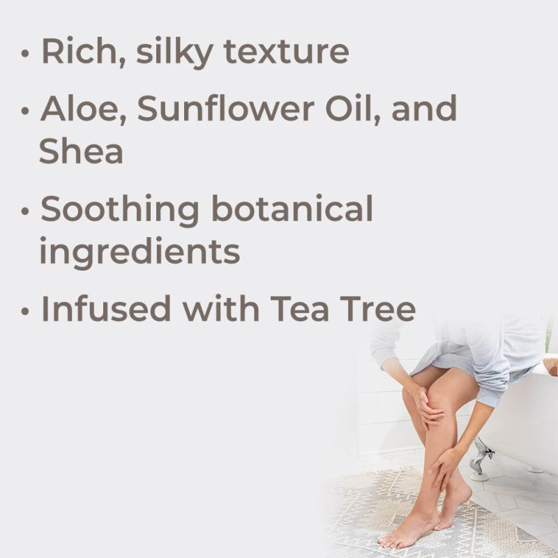 tea tree body lotion with aloe and shea 8oz benefits