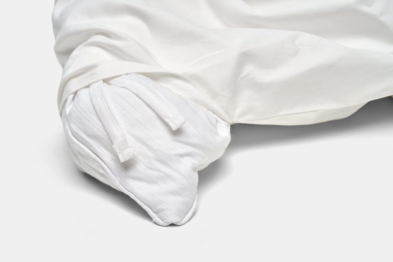 white duvet product page